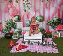 Kate Summer Watermelon Pink Backdrop Designed by Emetselch