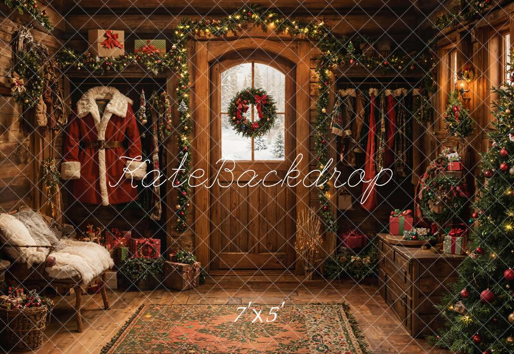 Kate Christmas Santa's Room Backdrop Designed by Emetselch - Kate Backdrop AU