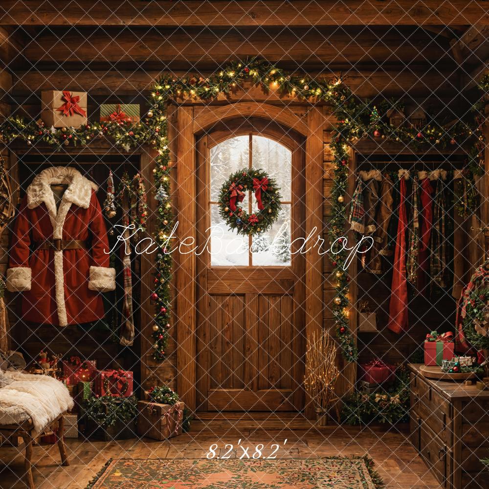Kate Christmas Santa's Room Backdrop Designed by Emetselch - Kate Backdrop AU