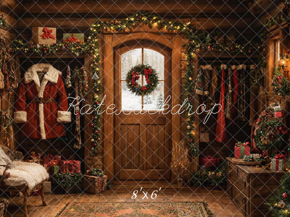 Kate Christmas Santa's Room Backdrop Designed by Emetselch - Kate Backdrop AU