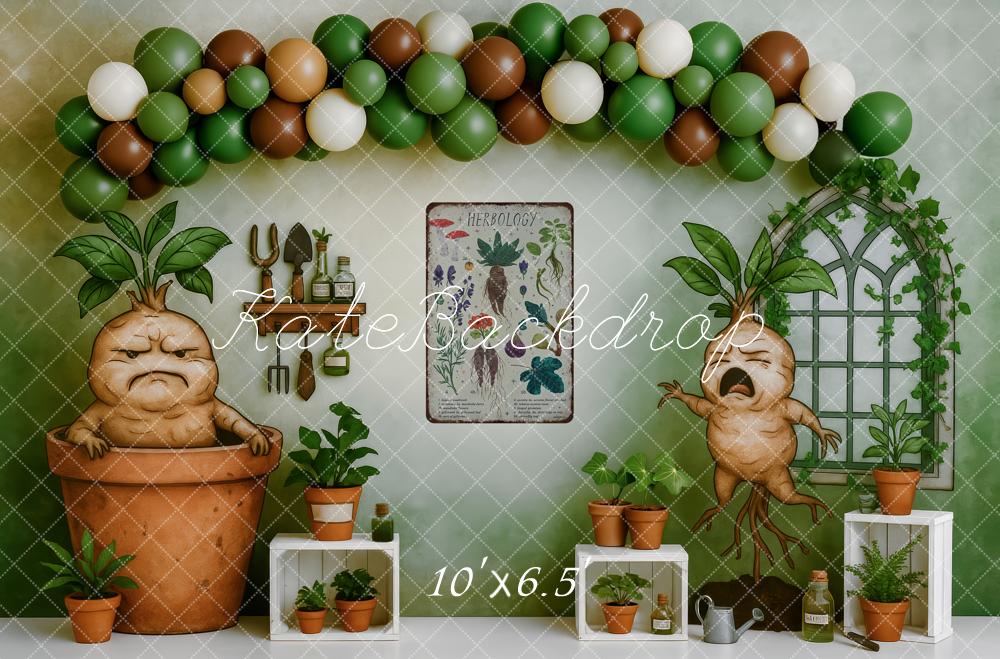 Kate Herbology Greenhouse Backdrop Designed by Patty Roberts - Kate Backdrop AU