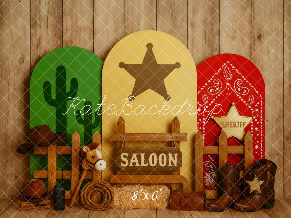 Kate Western Rodeo Cake Smash Backdrop Designed by Patty Roberts - Kate Backdrop AU