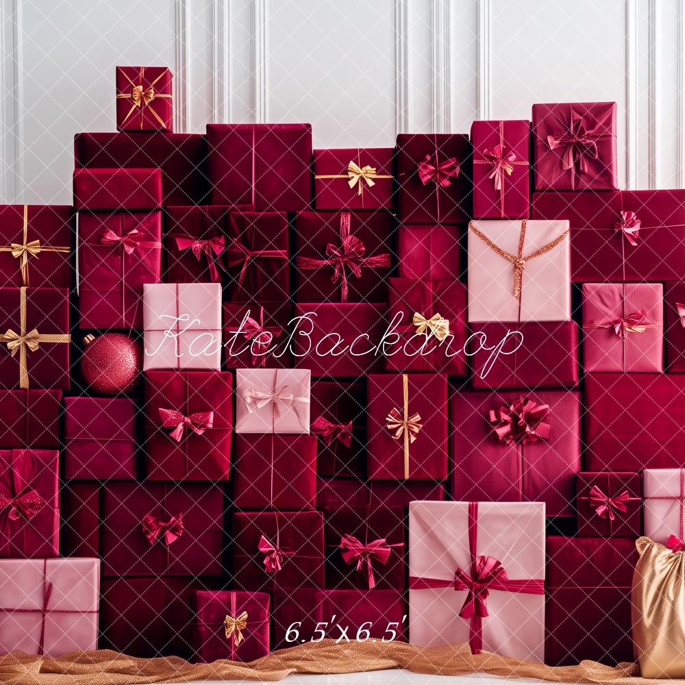 Kate Modern Christmas Present Backdrop Designed by Patty Roberts - Kate Backdrop AU