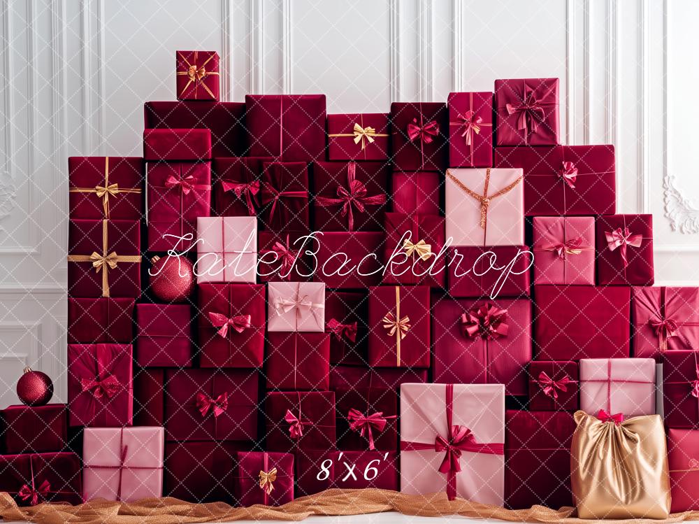 Kate Modern Christmas Present Backdrop Designed by Patty Roberts - Kate Backdrop AU