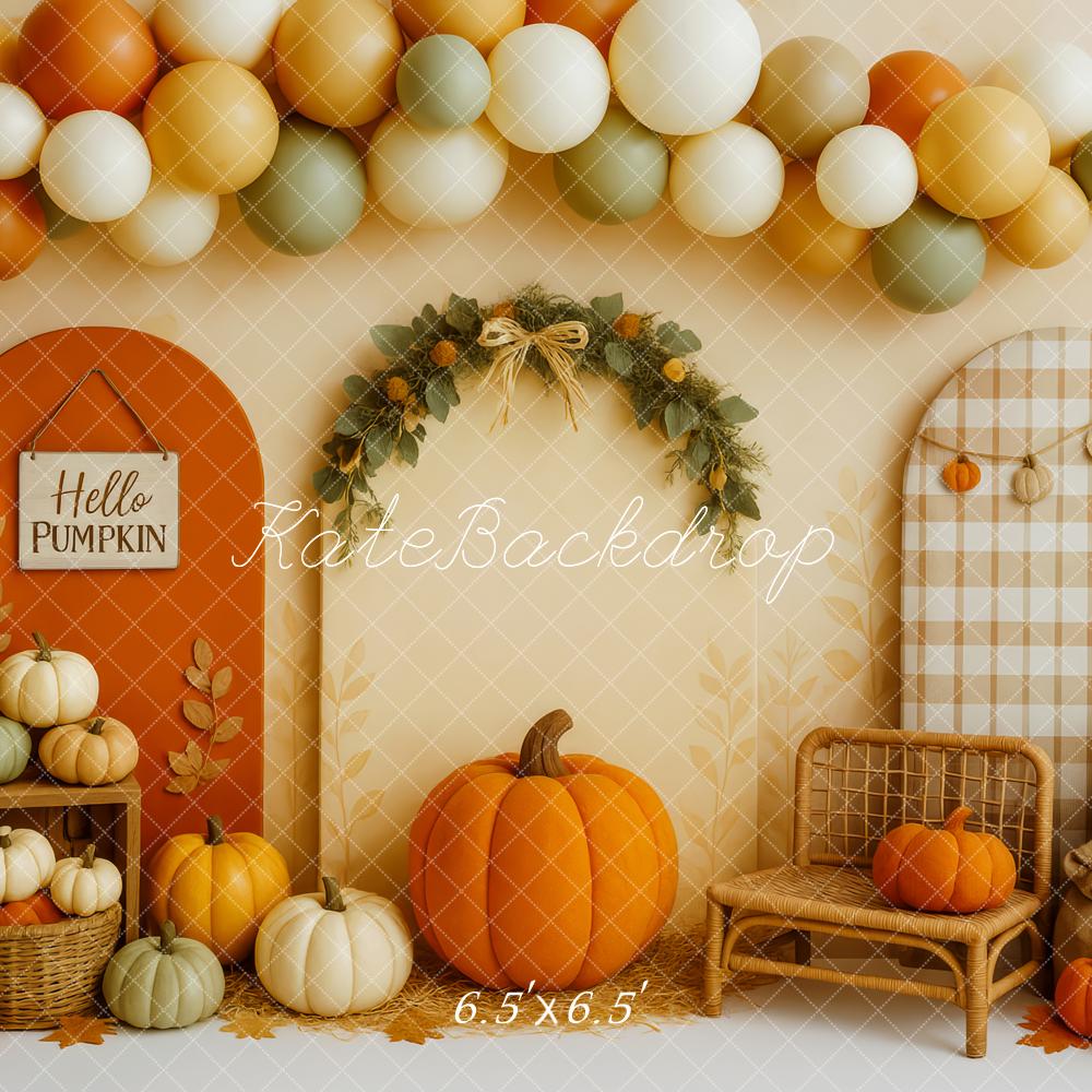 Kate Pumpkin Patch Harvest Backdrop Designed by Patty Roberts - Kate Backdrop AU