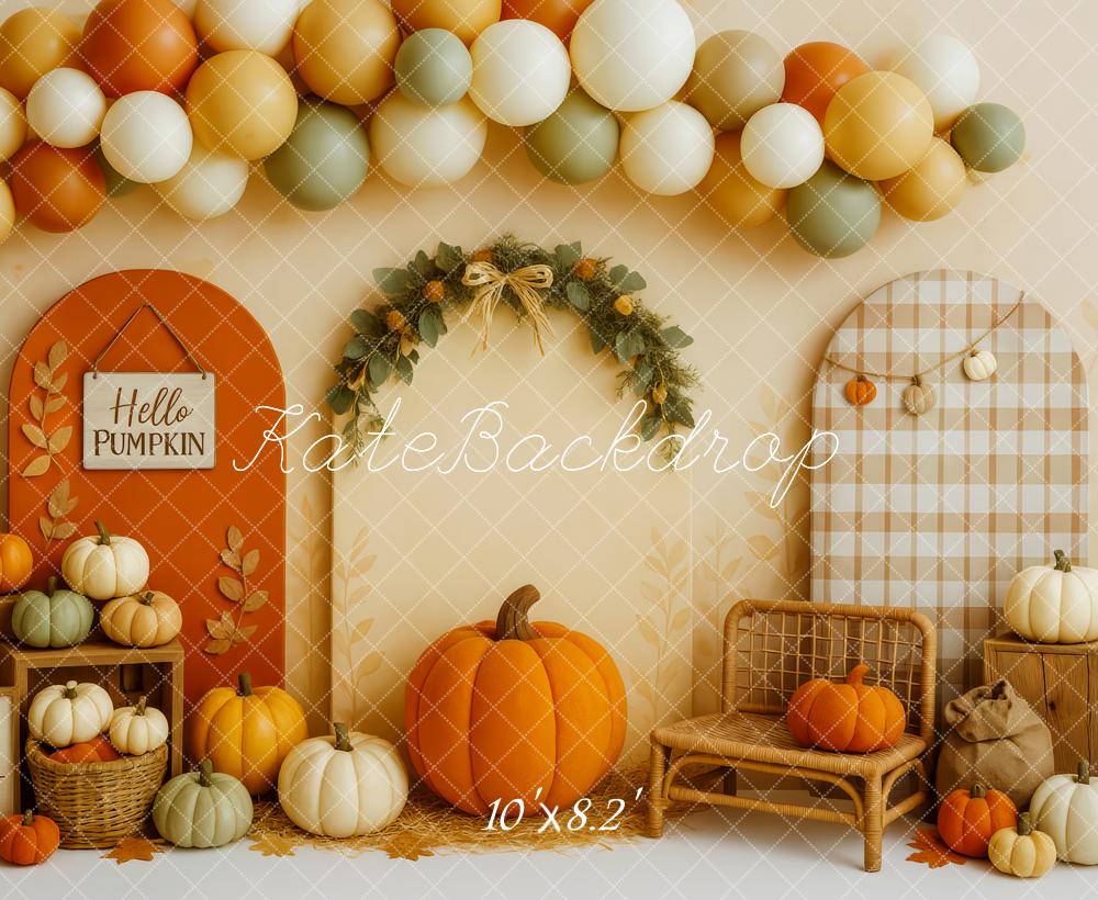 Kate Pumpkin Patch Harvest Backdrop Designed by Patty Roberts - Kate Backdrop AU