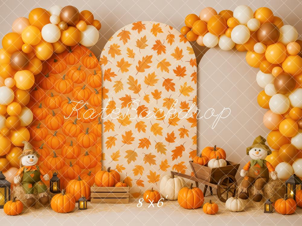 Kate Cozy Fall Smash Cake Backdrop Designed by Patty Roberts - Kate Backdrop AU