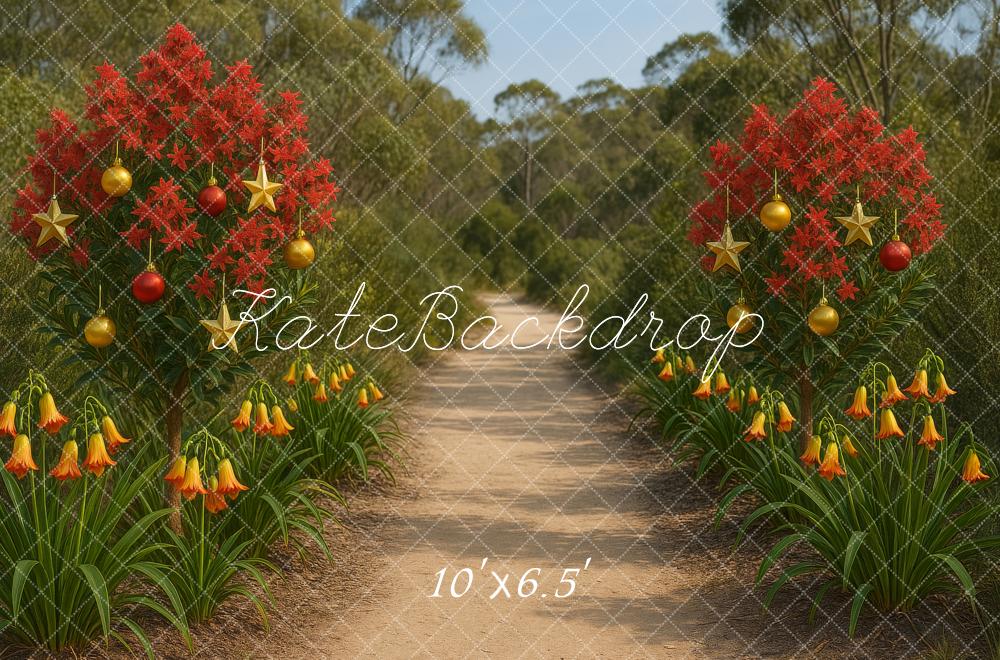 Kate Australian Christmas Path Backdrop Designed by Megan Leigh Photography - Kate Backdrop AU