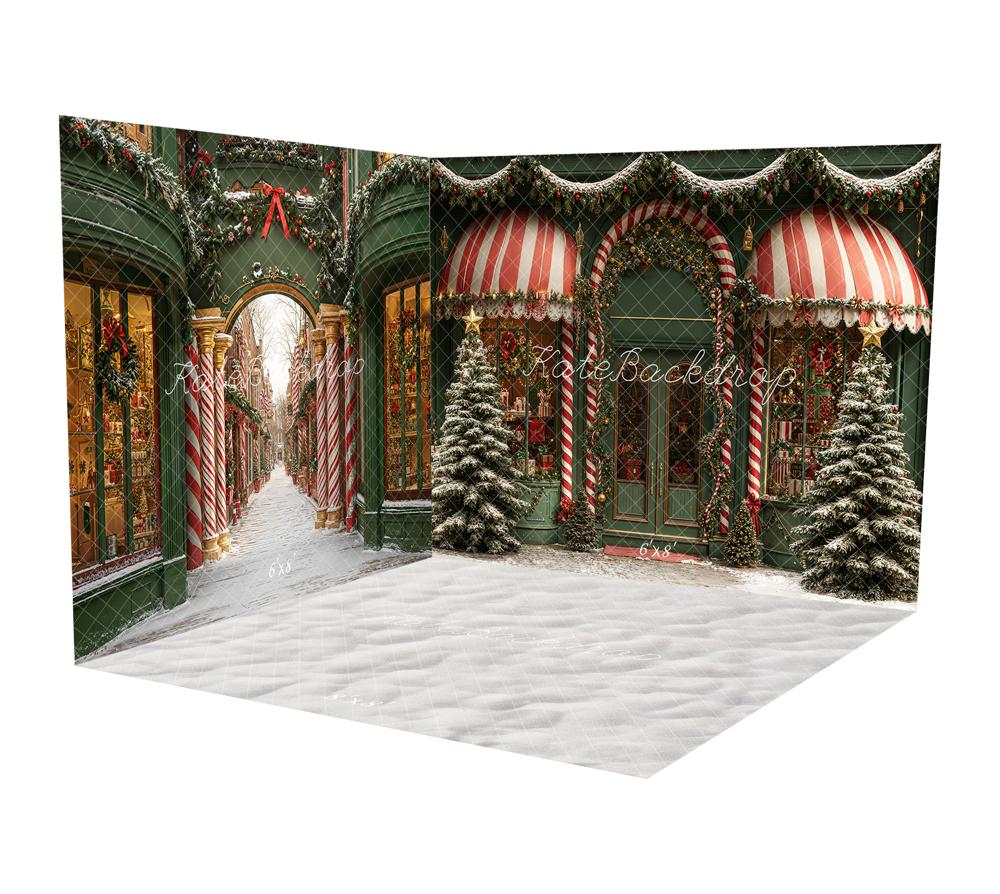 Kate Green Christmas Snow Street Room Set