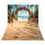 Kate Beach Christmas Arch Bow+Sand Floor Backdrop