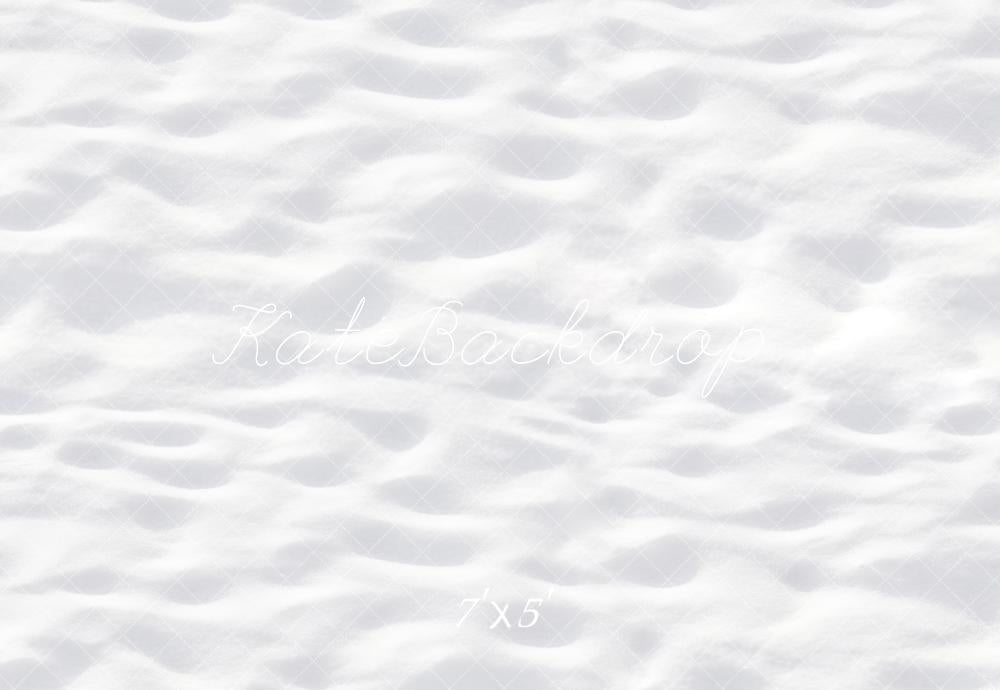 Kate Winter Snow Texture Vinyl Backdrop Floor