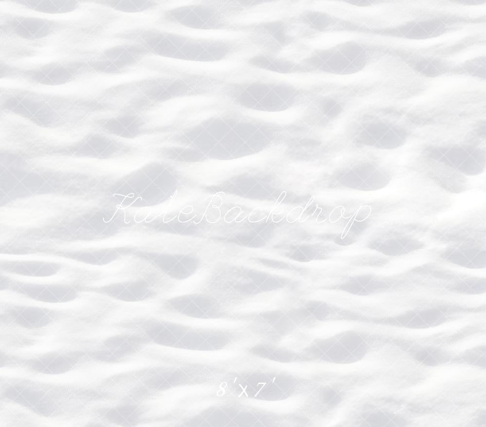 Kate Winter Snow Texture Vinyl Backdrop Floor