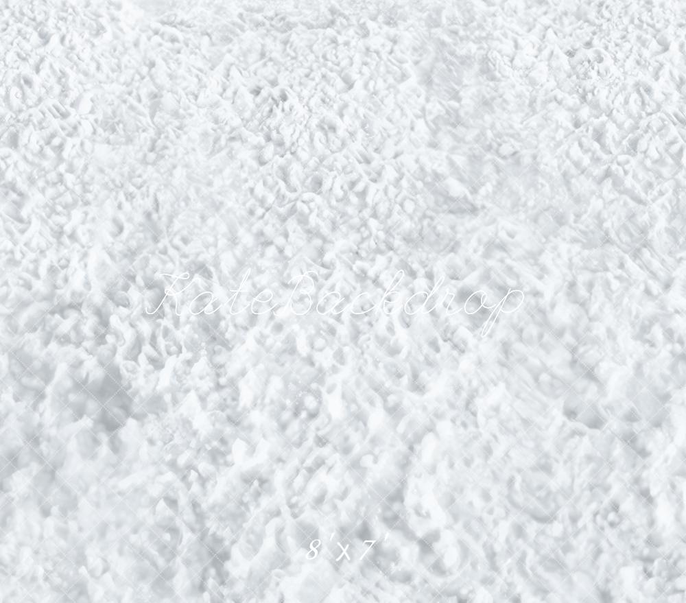 Kate Winter White Snow Texture Vinyl Backdrop Floor