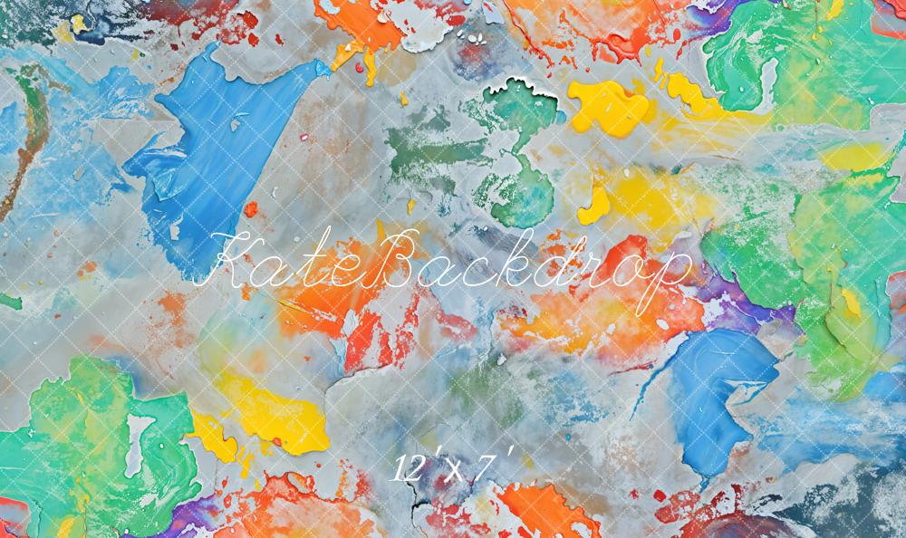 Kate Colorful Texture Vinyl Backdrop Floor