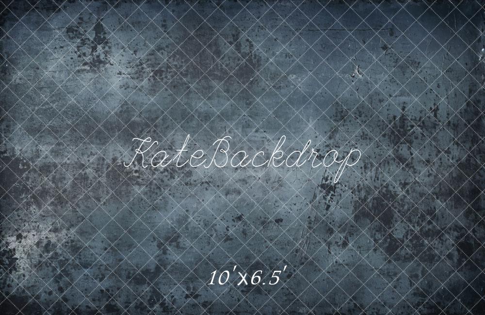 Kate Vintage Blue Abstract Texture Vinyl Backdrop Floor