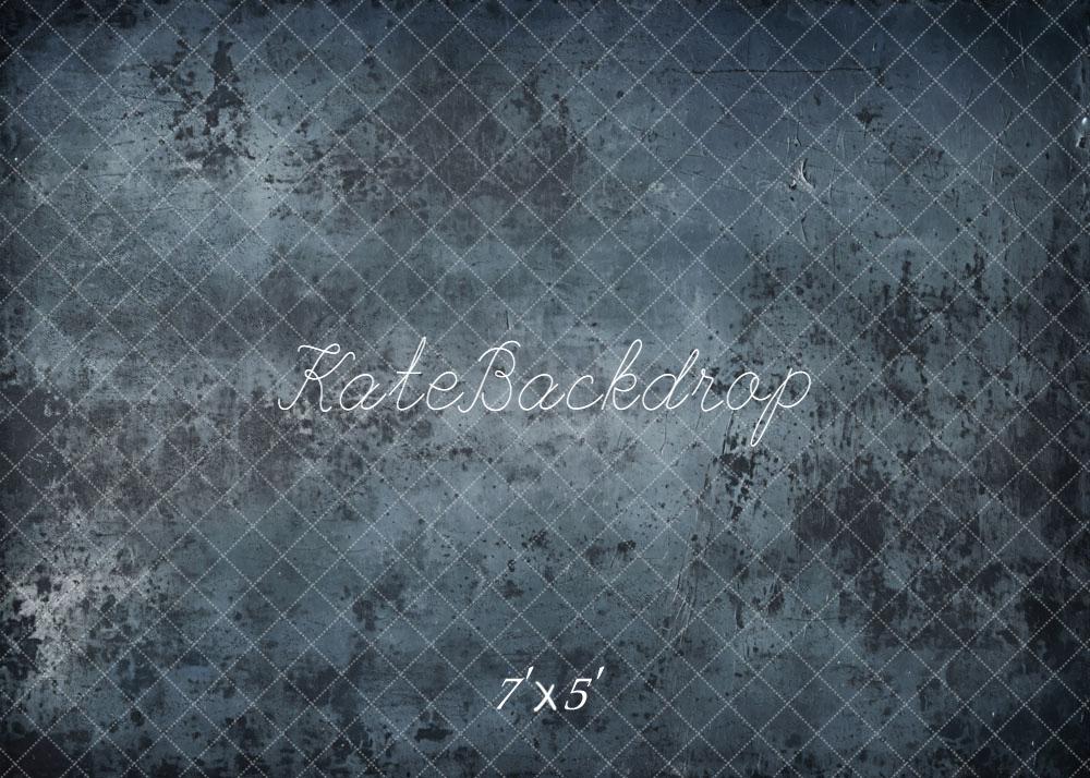 Kate Vintage Blue Abstract Texture Vinyl Backdrop Floor