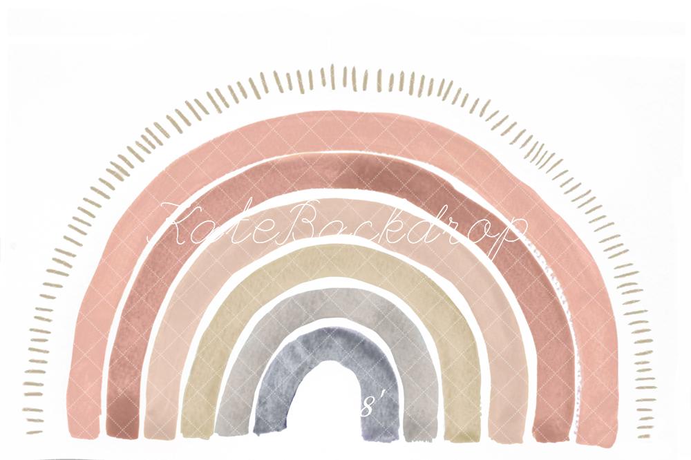 Kate Boho Rainbow Fleece Backdrop Designed by Mandy Ringe Photography - Kate Backdrop AU