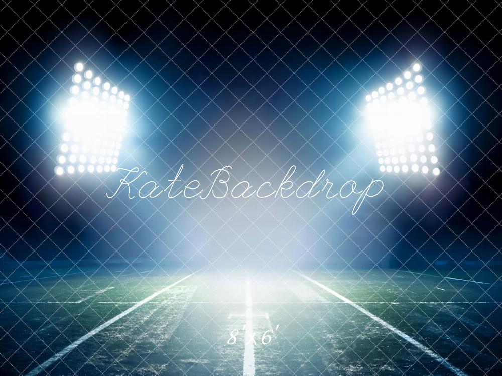 Kate Lighted Sports Field Fleece Backdrop Designed by Emetselch