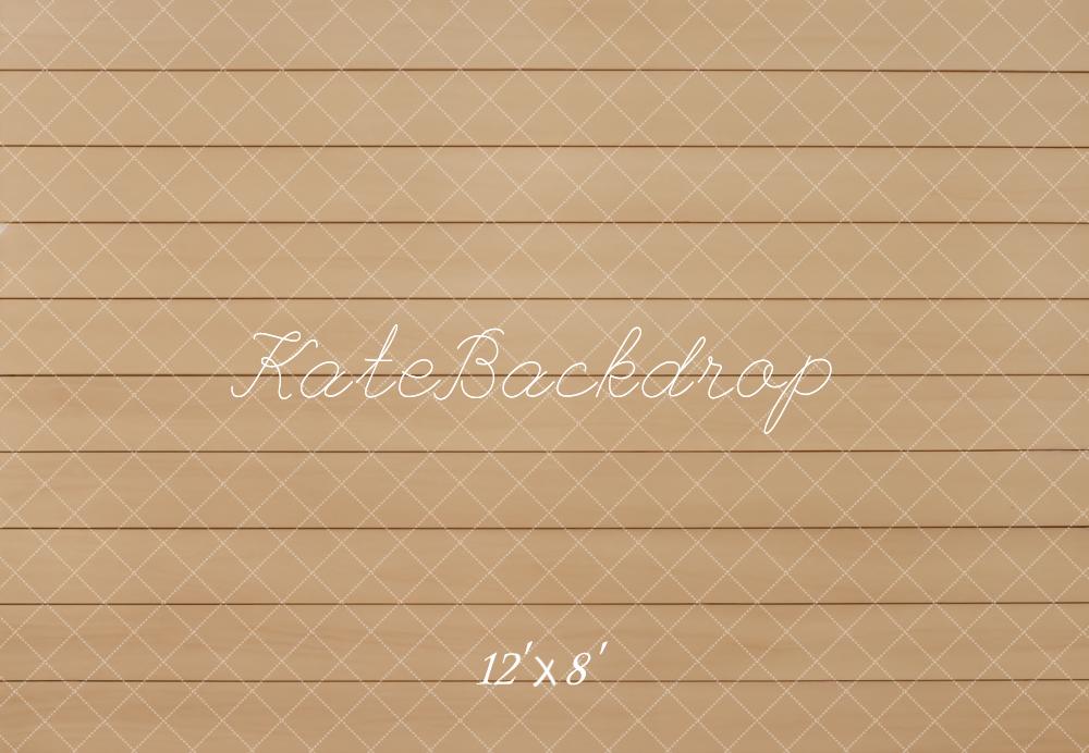 Kate Fleece Rustic Wooden Planks Floor Backdrop Designed by Kate Image