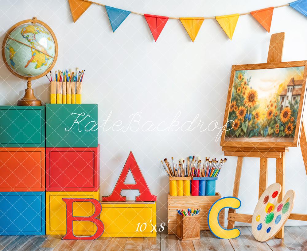 Kate Fleece Back to School Painting Backdrop Designed by Emetselch - Kate Backdrop AU