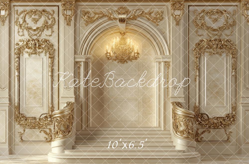 Kate Fleece Royal Golden Room Backdrop Designed by Lidia Redekopp