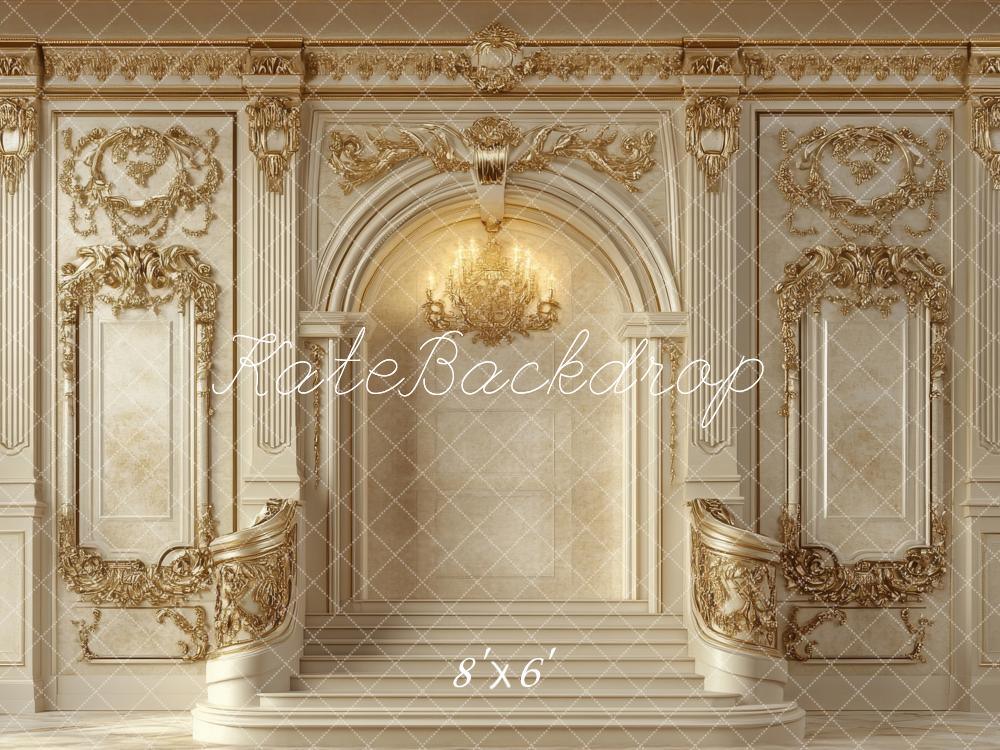 Kate Fleece Royal Golden Room Backdrop Designed by Lidia Redekopp
