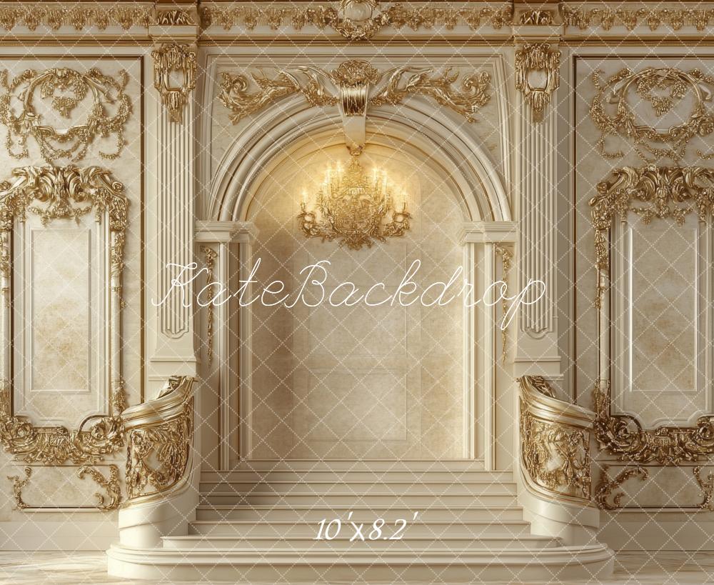 Kate Fleece Royal Golden Room Backdrop Designed by Lidia Redekopp