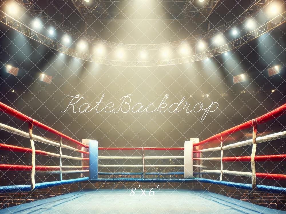 Kate Fleece Wrestling Ring Backdrop Designed by Lidia Redekopp