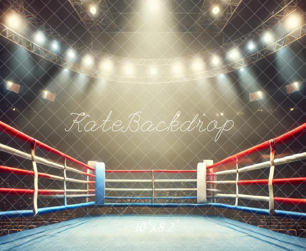 Kate Fleece Wrestling Ring Backdrop Designed by Lidia Redekopp