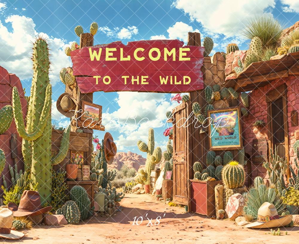 Kate Fleece Welcome to the Wild Backdrop Designed by Emetselch - Kate Backdrop AU