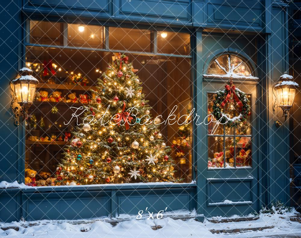 Kate Christmas Tree Window Backdrop Designed by Chain Photography