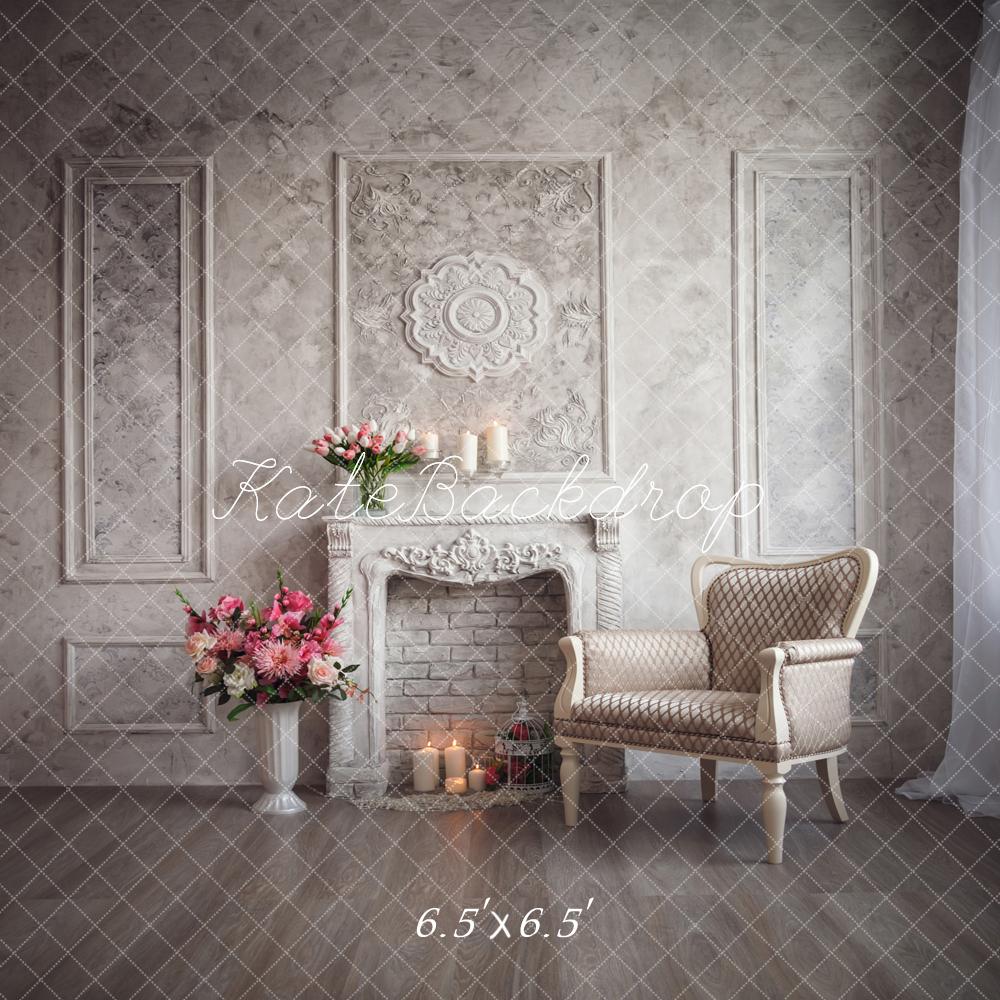 Kate Living Room Wall Backdrops indoor castle Building Wedding for Photography - Kate Backdrop AU