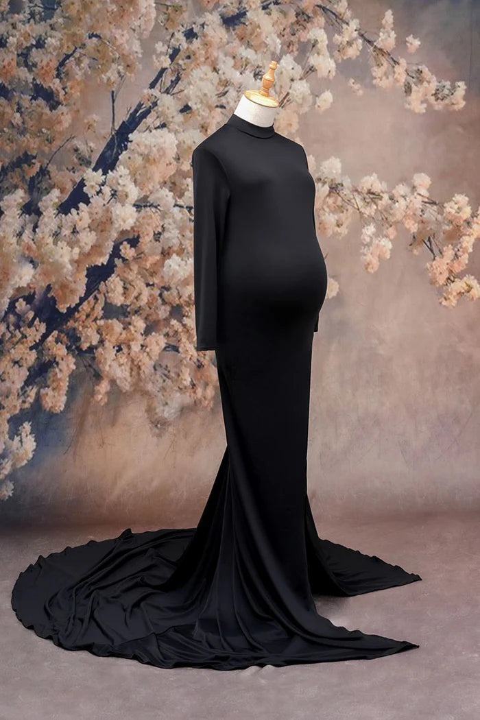 Kate Knitted Cloth Strapless Maternity Photoshoot Dress - Kate Backdrop AU