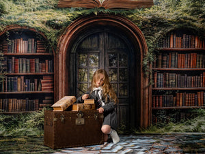 Kate Book Door Library Forest Backdrop Designed by Emetselch