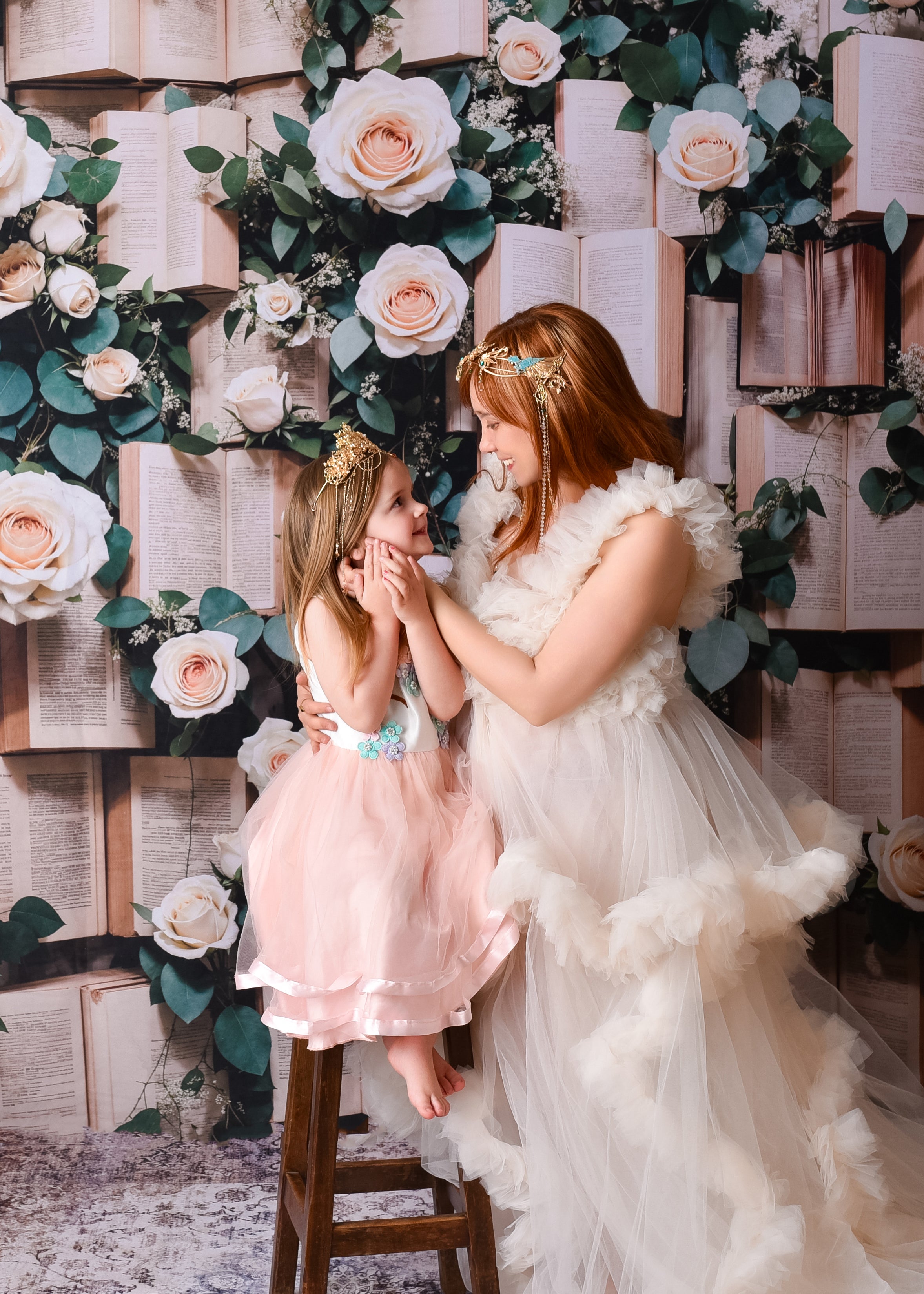 Kate Books Roses Backdrop Designed by Emetselch