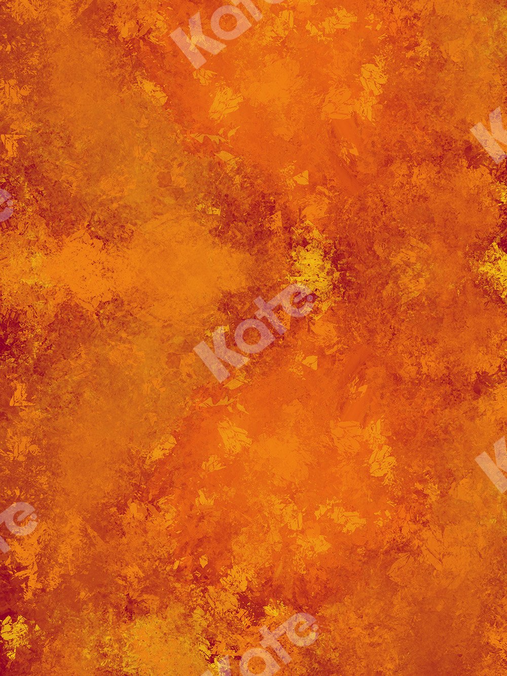 Lightning Deals-#1 Kate Abstract Orange Autumn Backdrop Texture for Portrait Designed by Jia Chan Photography