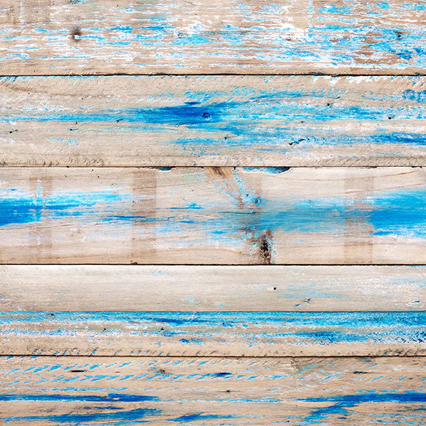 Kate Wood with Blue Children Vinyl Photography Backdrop Floor
