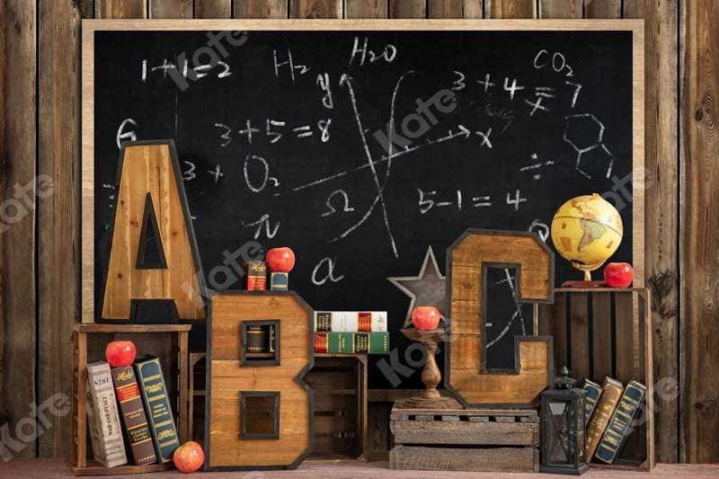 LONSALE Kate Back to School Blackboard Children Backdrop Designed by Emetselch - Kate Backdrop AU