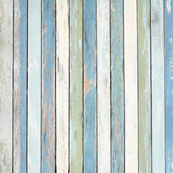 Kate Blue Faded Wood Vinyl Backdrop for Newborn Food - Kate Backdrop AU