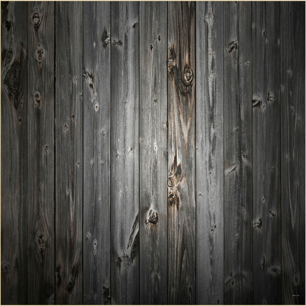 Kate Black Gray Texture Wood Vinyl Photography Backdrop Floor