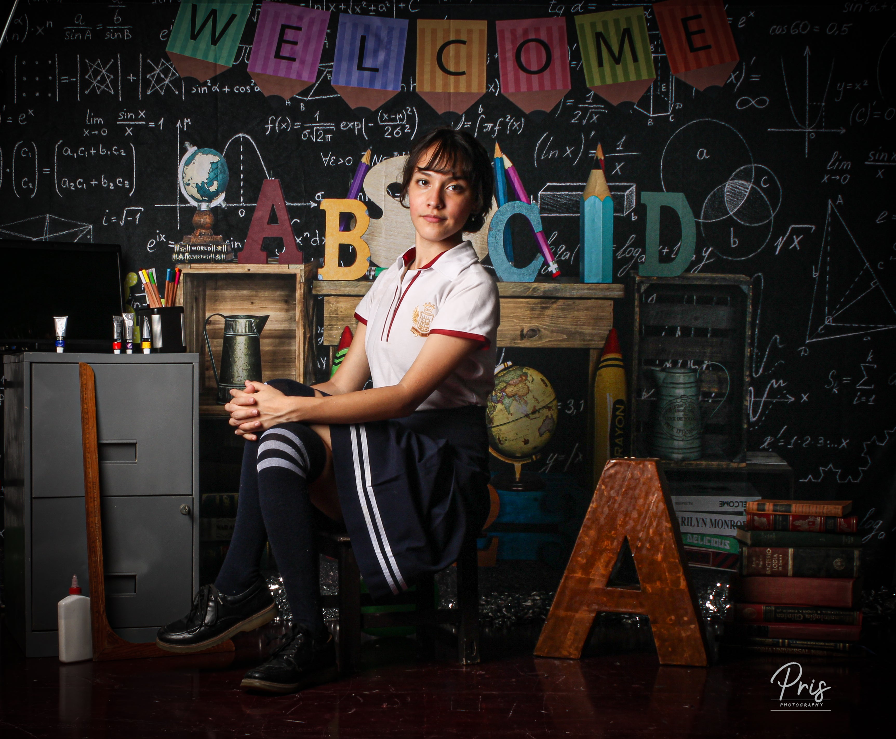 Kate Back to school Backdrop Blackboard for Photography - Kate Backdrop AU