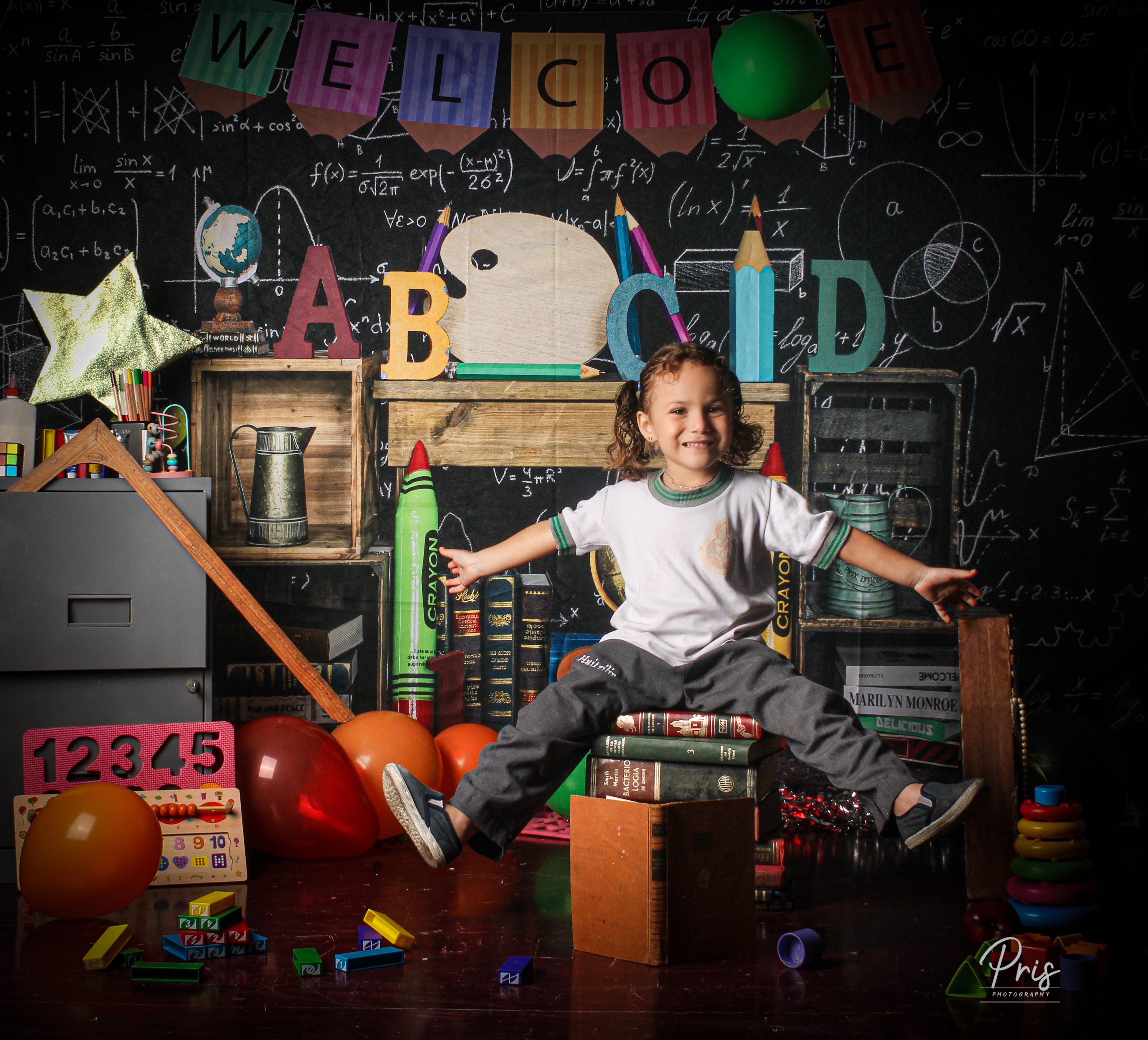 Kate Back to school Backdrop Blackboard for Photography - Kate Backdrop AU