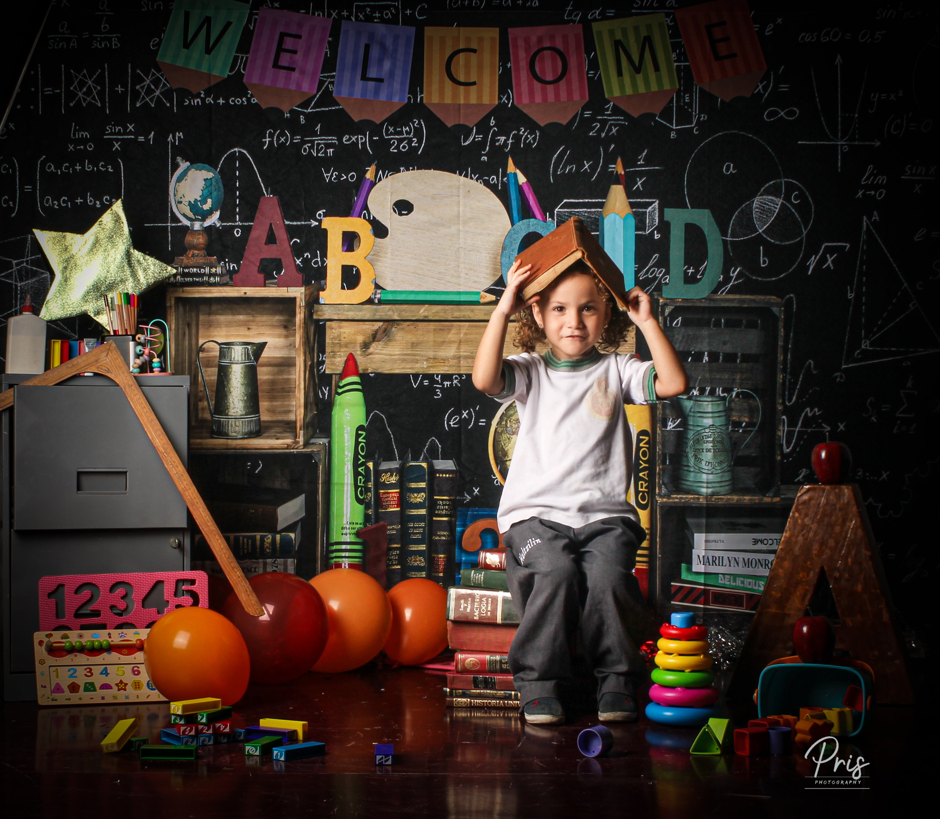 Kate Back to school Backdrop Blackboard for Photography - Kate Backdrop AU