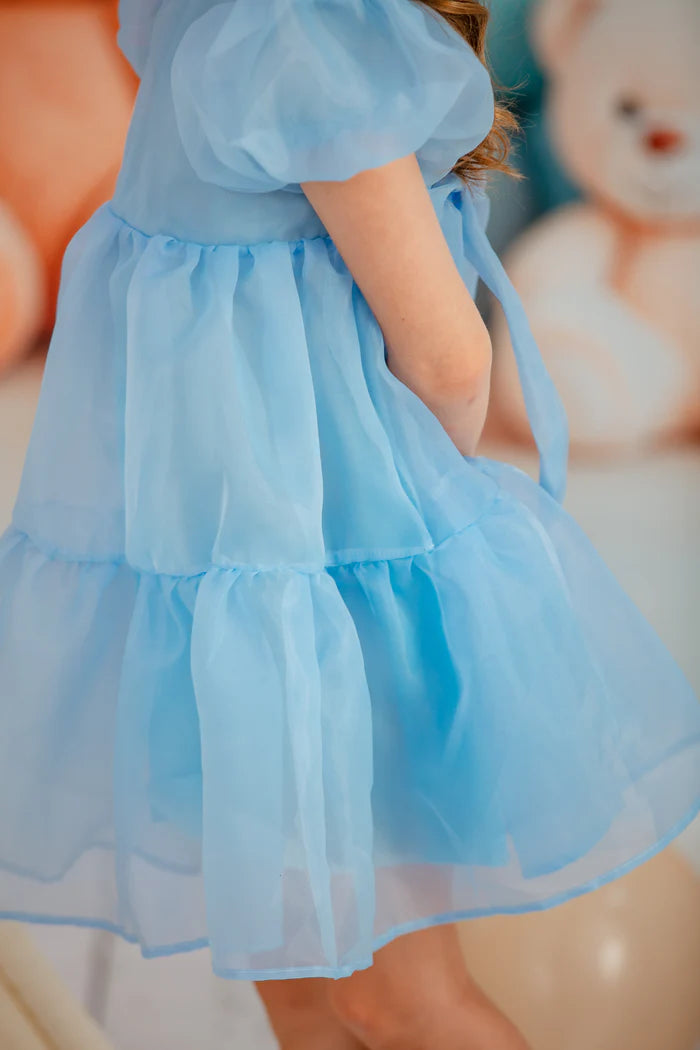 Kate Blue Kids Dress for Photography - Kate Backdrop AU