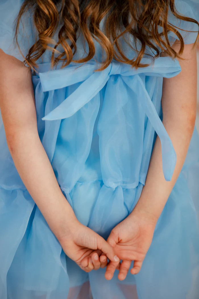 Kate Blue Kids Dress for Photography - Kate Backdrop AU