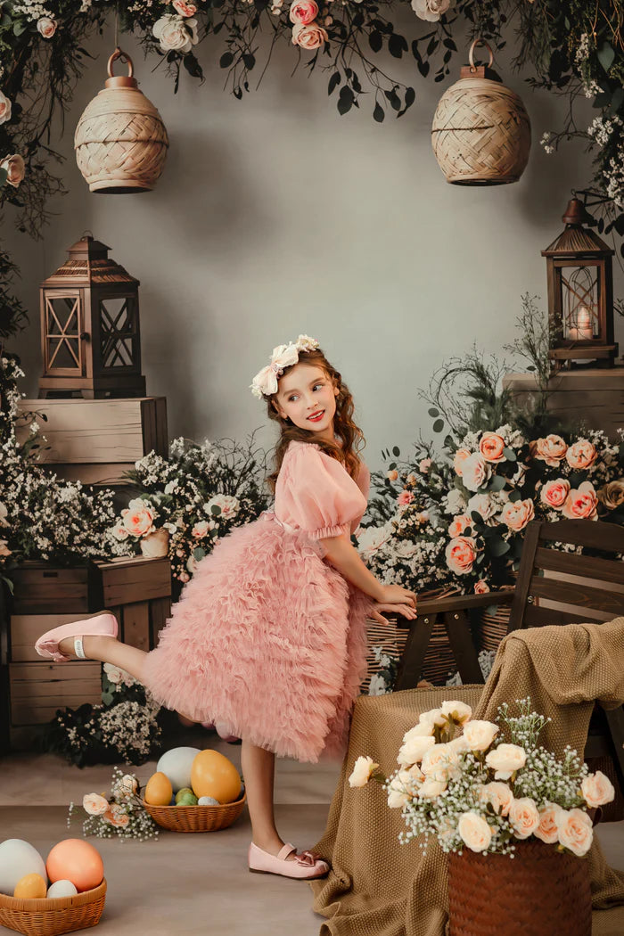 Kate Dusty Pink Dress Kids Dress for Photography