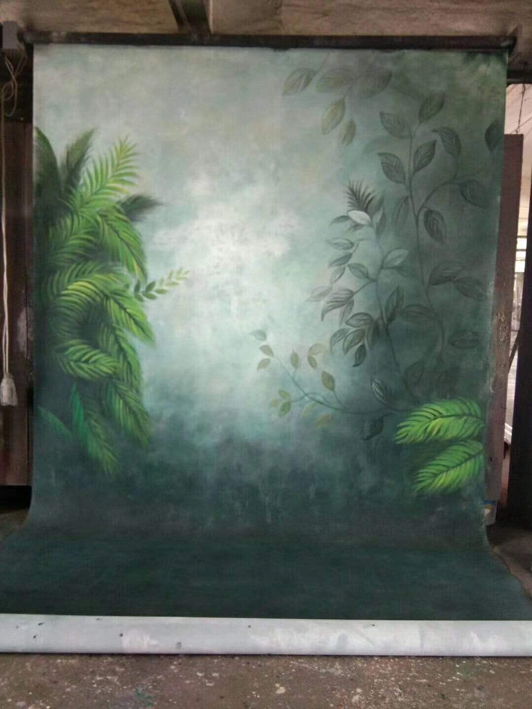 Kate Misty jungle Spray Painted Backdrop - katebackdrop AU