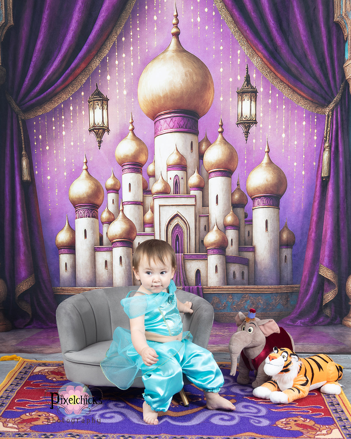Kate Arabic Architecture Backdrop Designed by Ashley Paul - Kate Backdrop AU