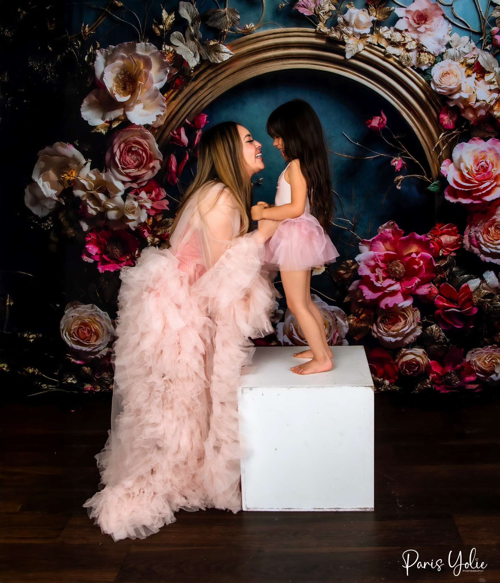 Kate Art Pink Flowers Backdrop Designed by Emetselch