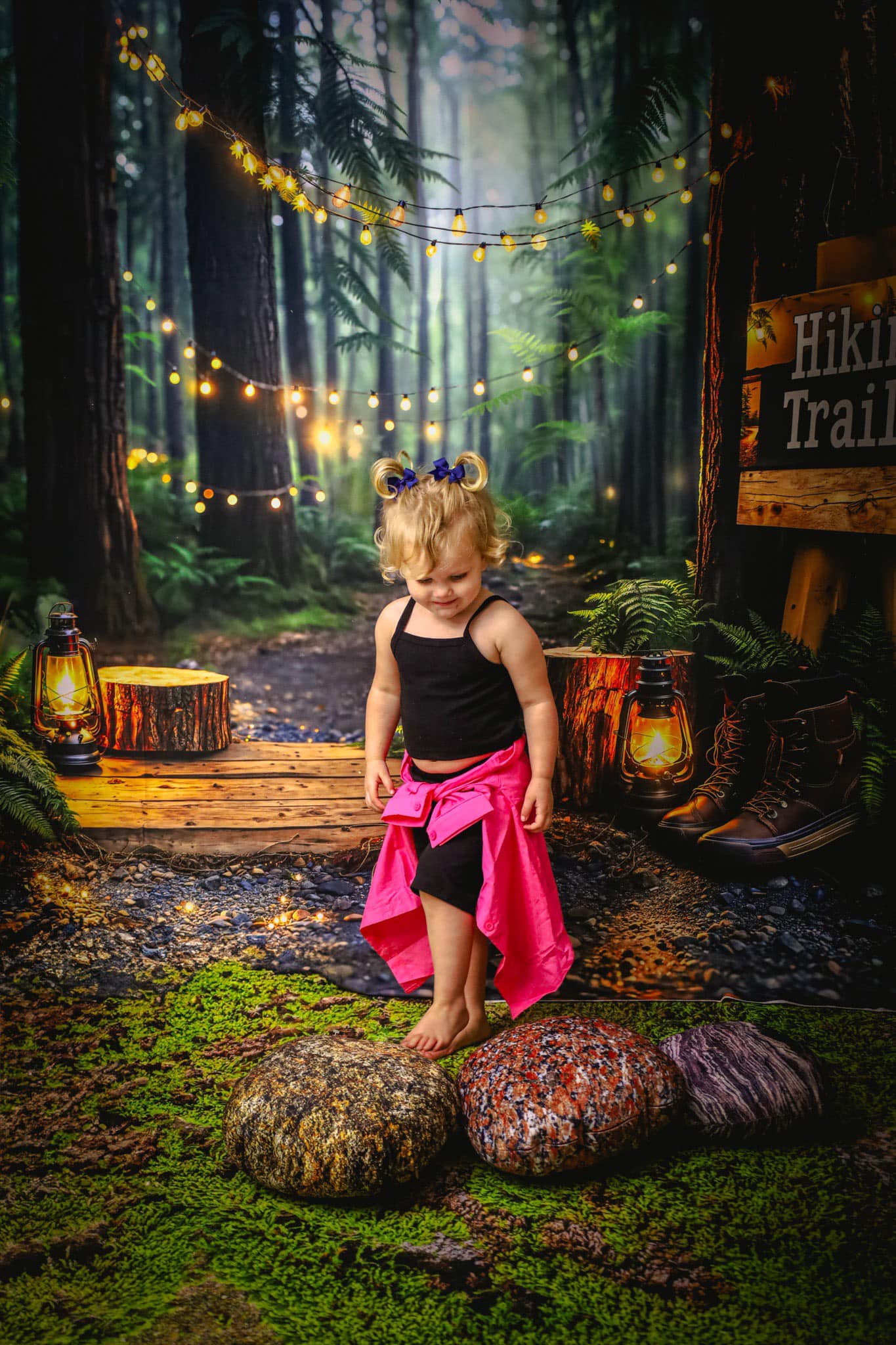 Kate Forest Hiking Trails Backdrop Designed by Kate Image - Kate Backdrop AU